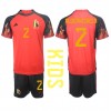 Baby Fußballbekleidung Belgien Toby Alderweireld #2 Heimtrikot WM 2022 Kurzarm (+ kurze hosen)